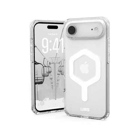 200292_1 UAG Plyo MagSafe Case for iPhone Air - Clear and Whiteeng