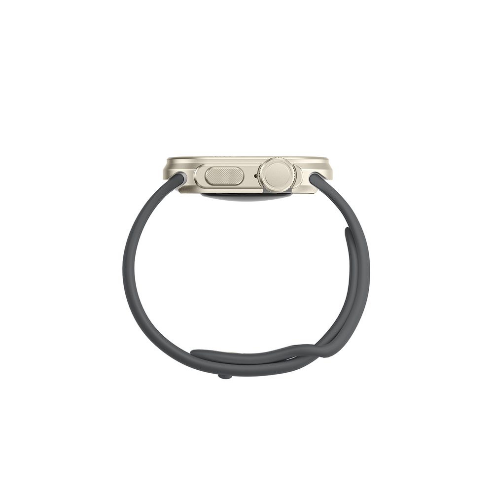 AmazingThing Titan Pro Metal Case for Apple Watch 11 46mm Aluminum - Titaniumeng