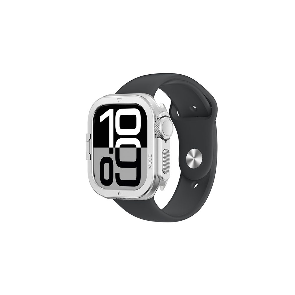 AmazingThing Titan Pro Metal Case for Apple Watch 11 46mm Aluminum - Silvereng