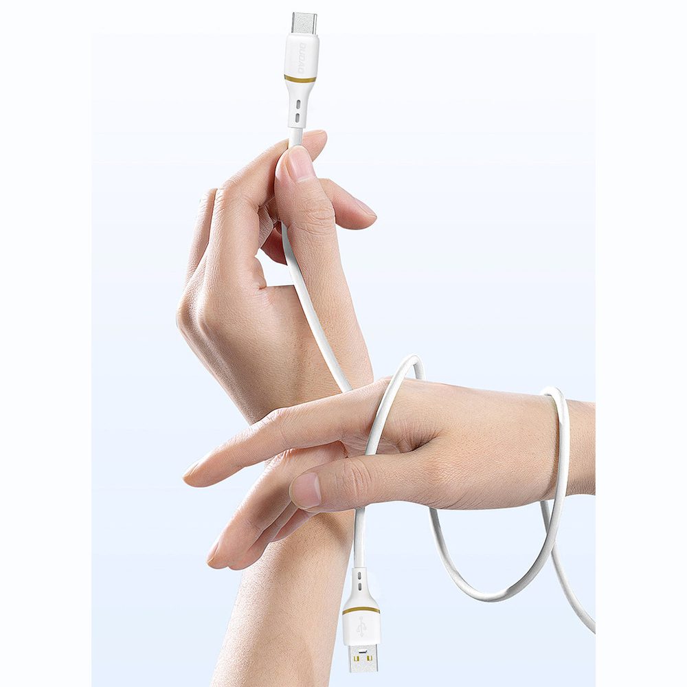 200623_4 Dudao L25C USB-C - USB-C Silicone Cable 60W 1m - Whiteeng