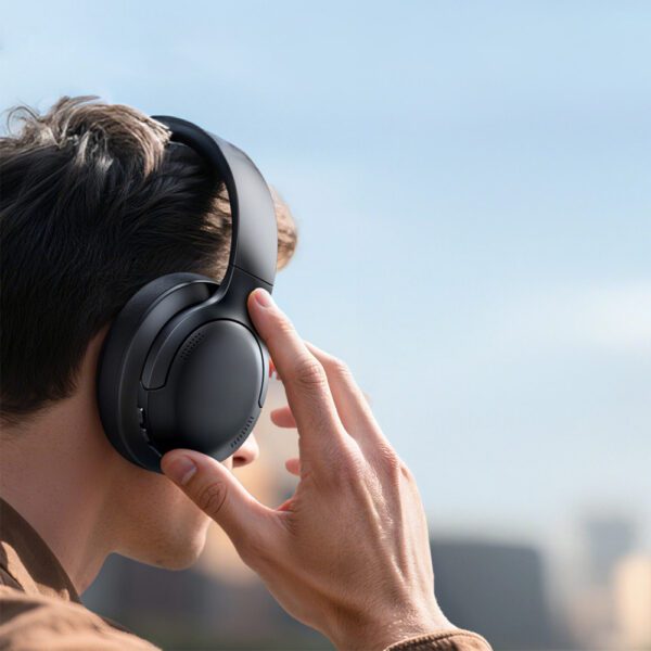 Baseus Bass BH1 Lite Wireless On-Ear Bluetooth 6.0 Headphones - Blackeng