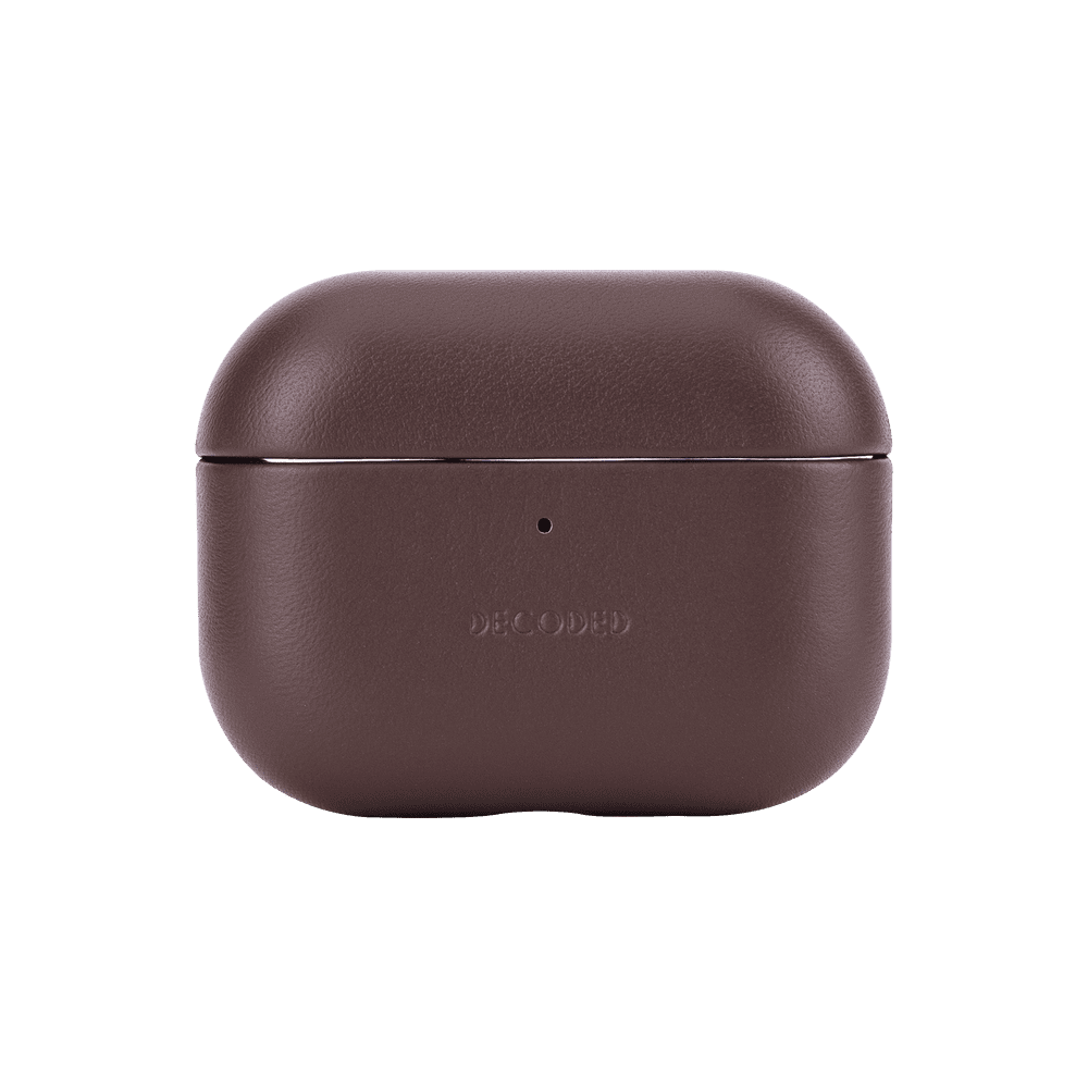 Decoded Leather Case for AirPods Pro 3 - Browneng