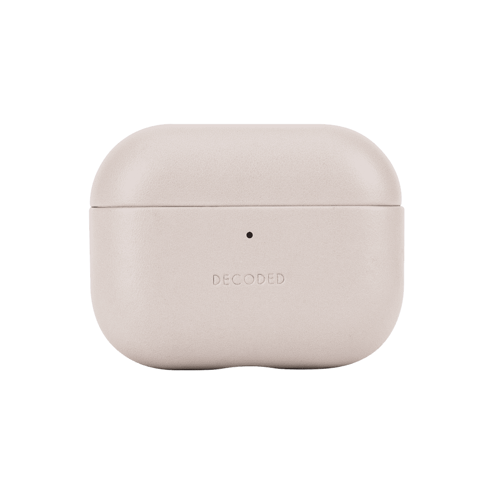 Decoded Leather Case for AirPods Pro 3 - Beigeeng