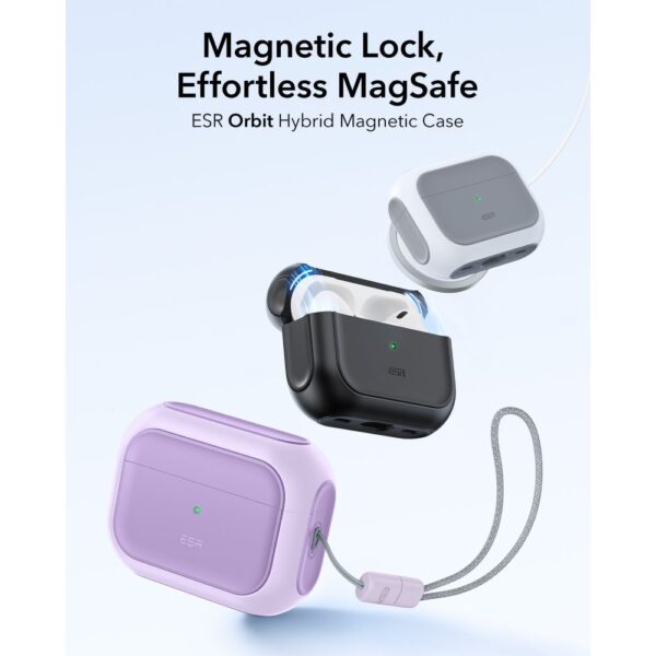 CREATOR: gd-jpeg v1.0 (using IJG JPEG v62), quality = 80 ESR Orbit Halolock MagSafe case for AirPods Pro - purpleeng