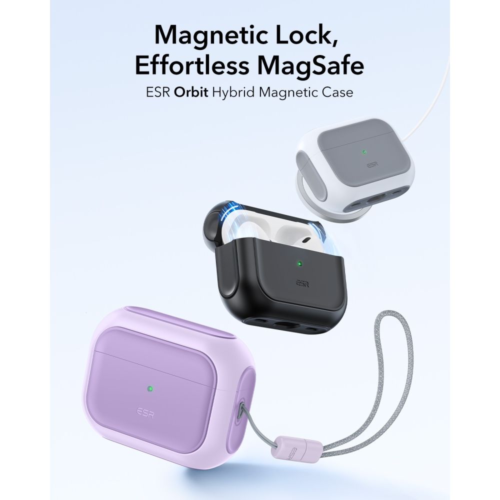 CREATOR: gd-jpeg v1.0 (using IJG JPEG v62), quality = 80 ESR Orbit Halolock MagSafe case for AirPods Pro - purpleeng
