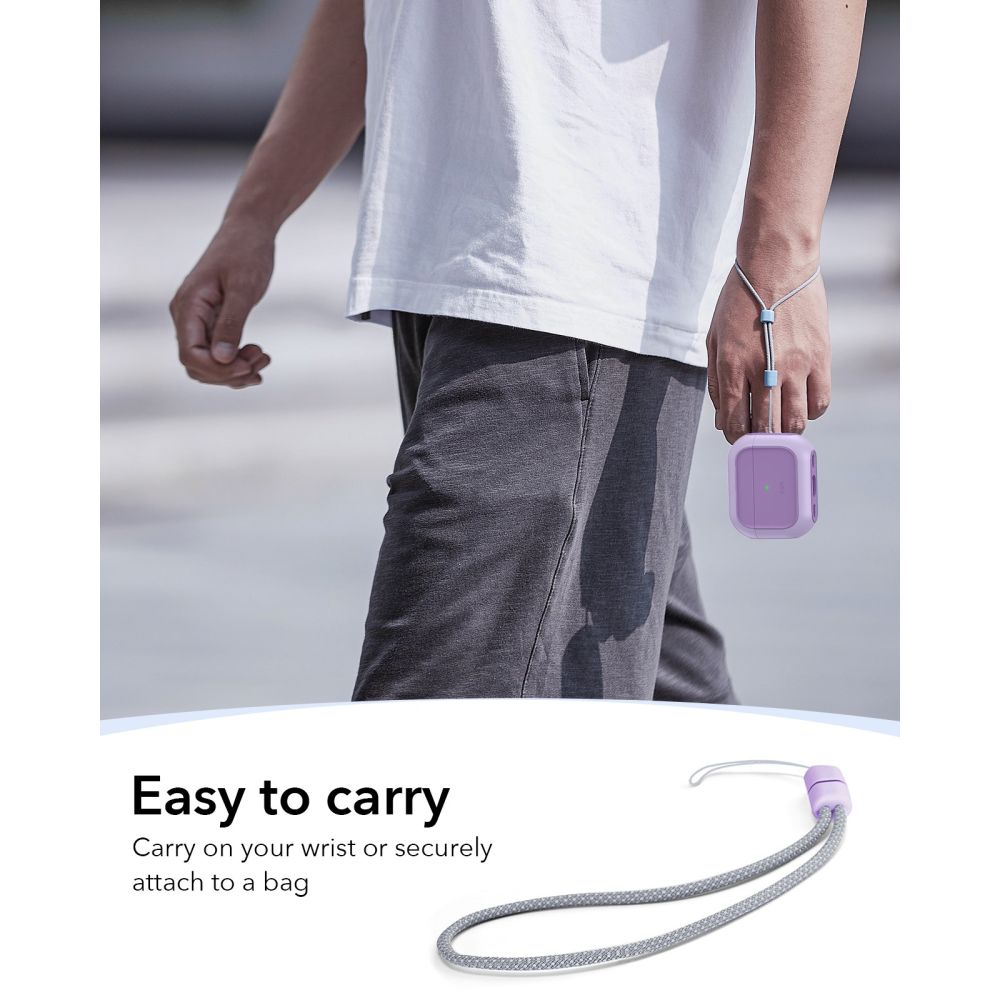 CREATOR: gd-jpeg v1.0 (using IJG JPEG v62), quality = 80 ESR Orbit Halolock MagSafe case for AirPods Pro - purpleeng