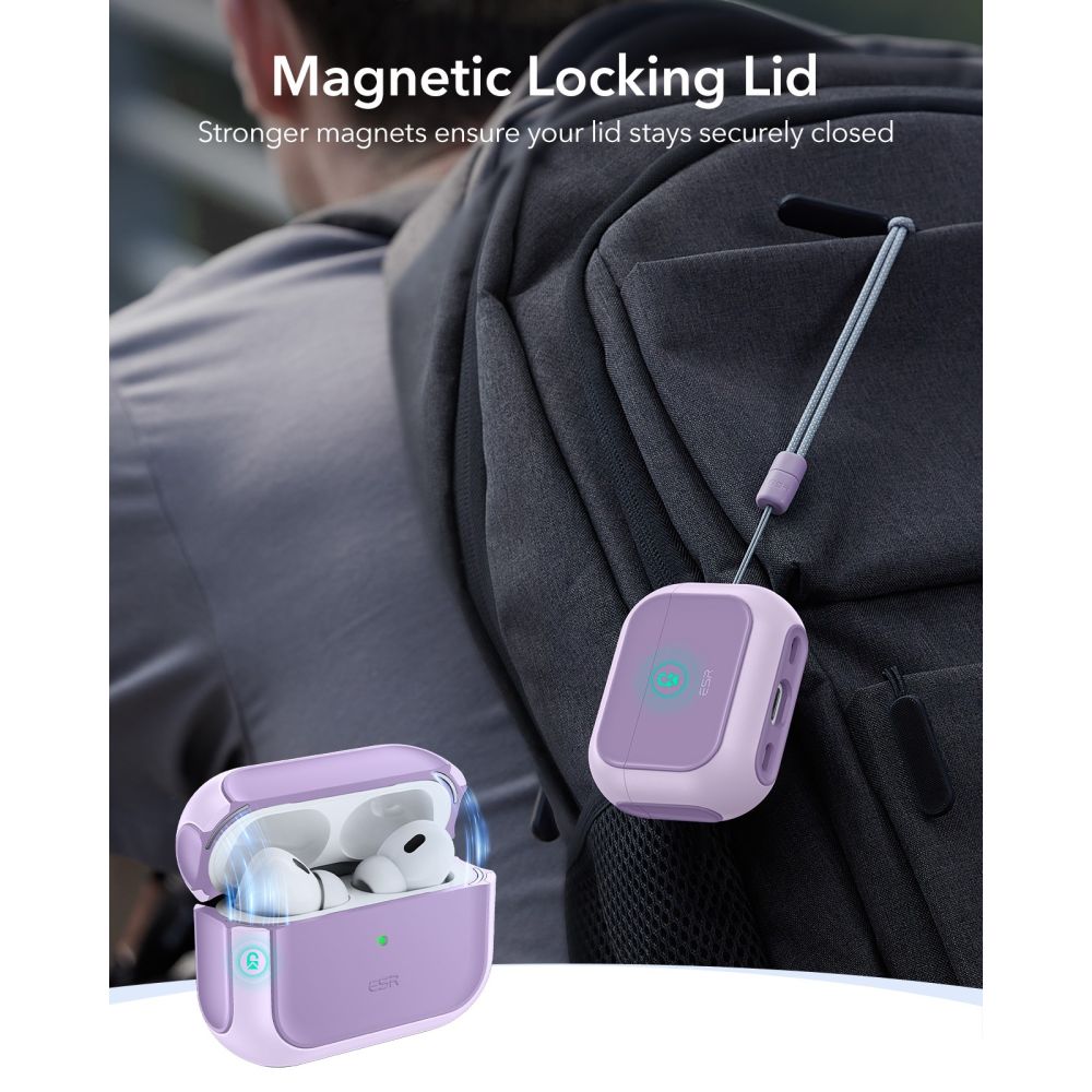 CREATOR: gd-jpeg v1.0 (using IJG JPEG v62), quality = 80 ESR Orbit Halolock MagSafe case for AirPods Pro - purpleeng