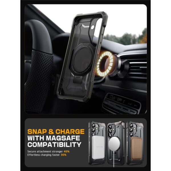 Supcase UB Grip Mag MagSafe Case for Samsung Galaxy S25 FE - Blackeng