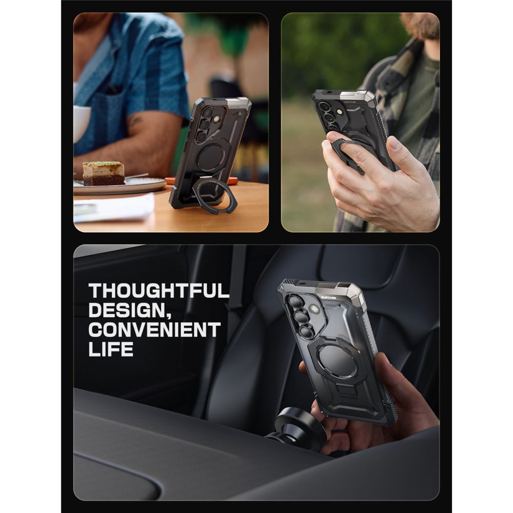 Supcase UB Grip Mag MagSafe Case for Samsung Galaxy S25 FE - Blackeng