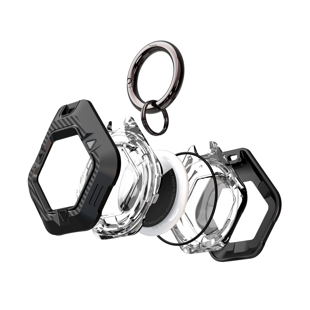 Tech-Protect Defense Case for Apple AirTag 1/2 - Blackeng