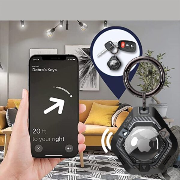 Tech-Protect Defense Case for Apple AirTag 1/2 - Blackeng