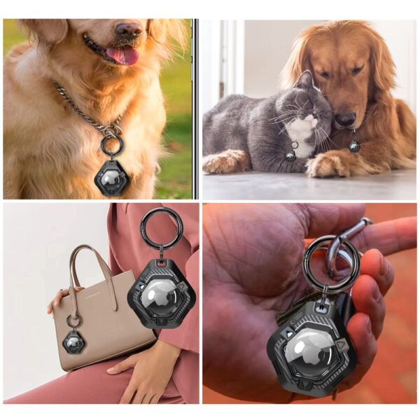 Tech-Protect Defense Case for Apple AirTag 1/2 - Blackeng