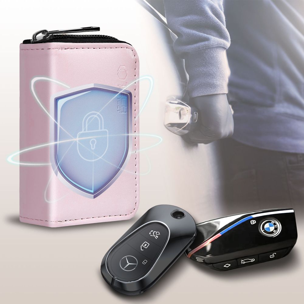 Tech-Protect KLR300 RFID Blocking Car Key Case - Pinkeng