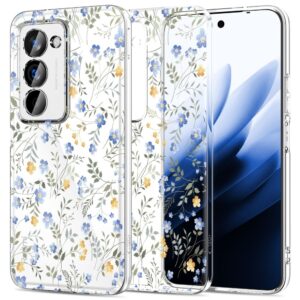 Tech-Protect FlexAir Case for Xiaomi Redmi 15 4G / 5G - Daisies with Leaveseng