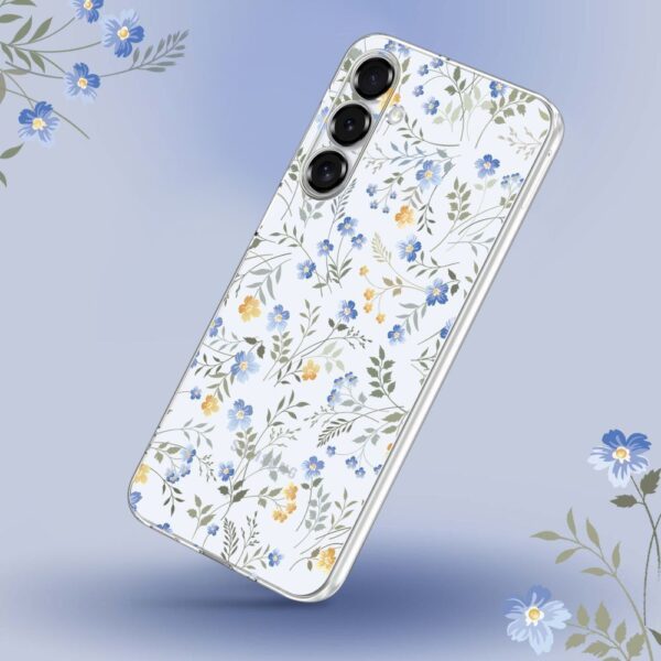Tech-Protect FlexAir Case for Xiaomi Redmi 15 4G / 5G - Daisies with Leaveseng