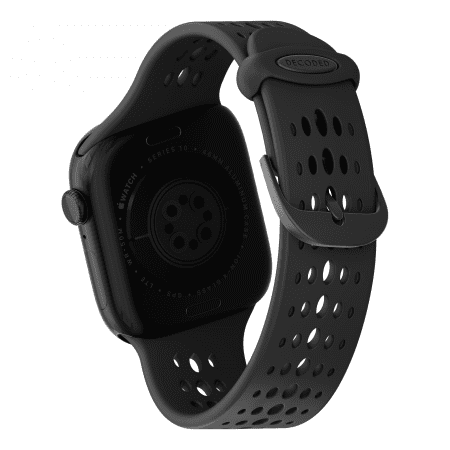 Decoded Silicone Ares O Band for Apple Watch 40/41/42 mm - Blackeng