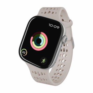 Decoded Silicone Ares O Band for Apple Watch 40/41/42 mm - Beigeeng
