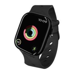 Decoded Silicone Ares Splice Band for Apple Watch 40/41/42mm - Blackeng