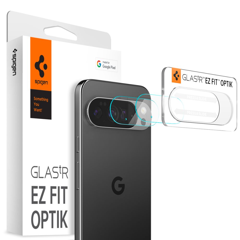 CREATOR: gd-jpeg v1.0 (using IJG JPEG v62), quality = 80 Spigen Optik Glas.tR Camera Cover 2-pack for Google Pixel 10 Pro XL - Cleareng