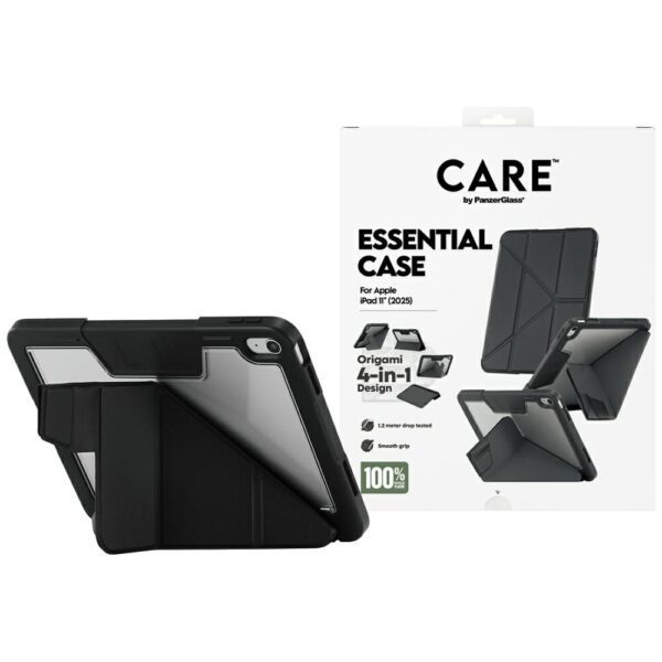 Care by PanzerGlass Y fold case for iPad 11" 2025 (11th gen.) - blackeng