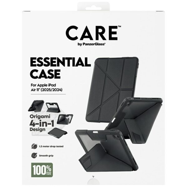 Care by PanzerGlass Y fold case for iPad Air 11" 2025 (7th gen.) / iPad Air 11" 2024 (6th gen.) - blackeng