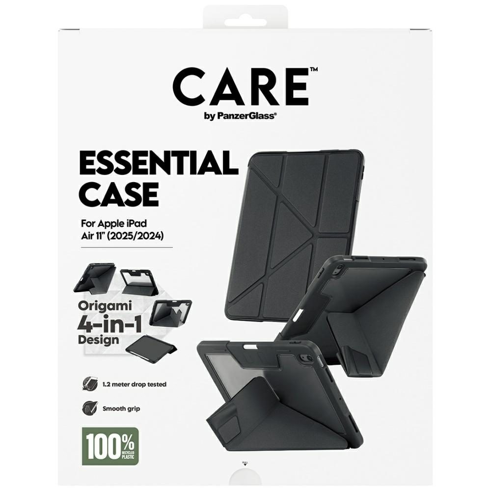 Care by PanzerGlass Y fold case for iPad Air 11" 2025 (7th gen.) / iPad Air 11" 2024 (6th gen.) - blackeng