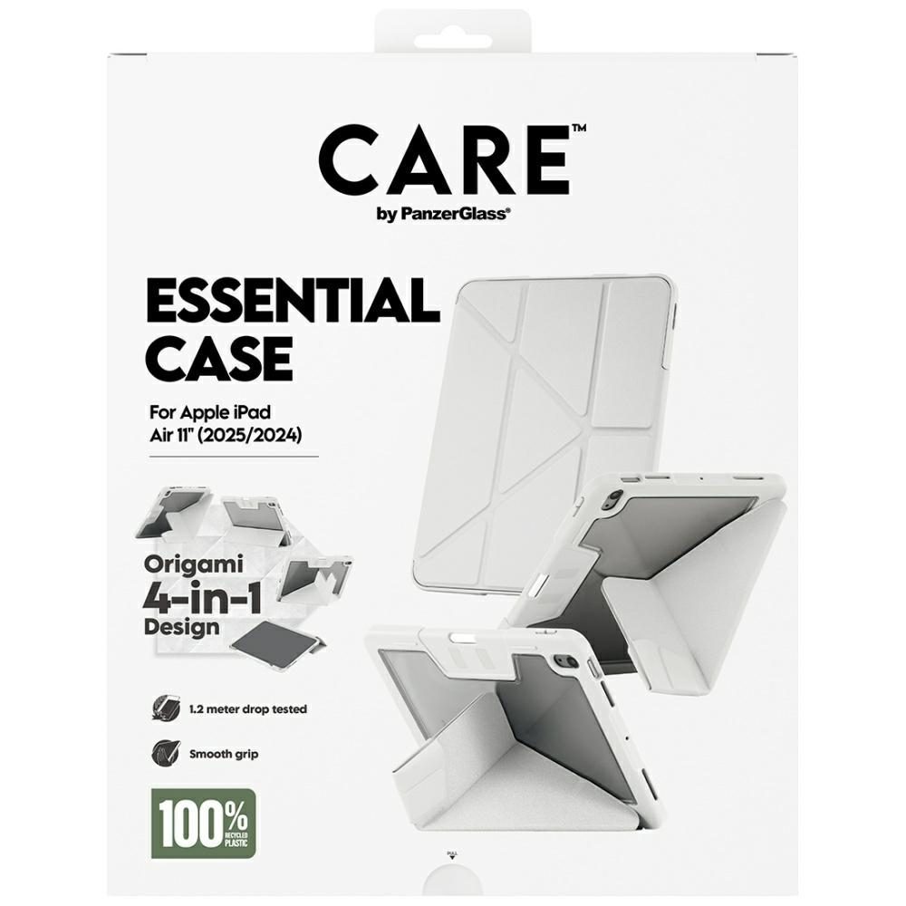 201474_5 Care by PanzerGlass Y fold case for iPad Air 11" 2025 (7th generation) / iPad Air 11" 2024 (6th generation) - light grayeng