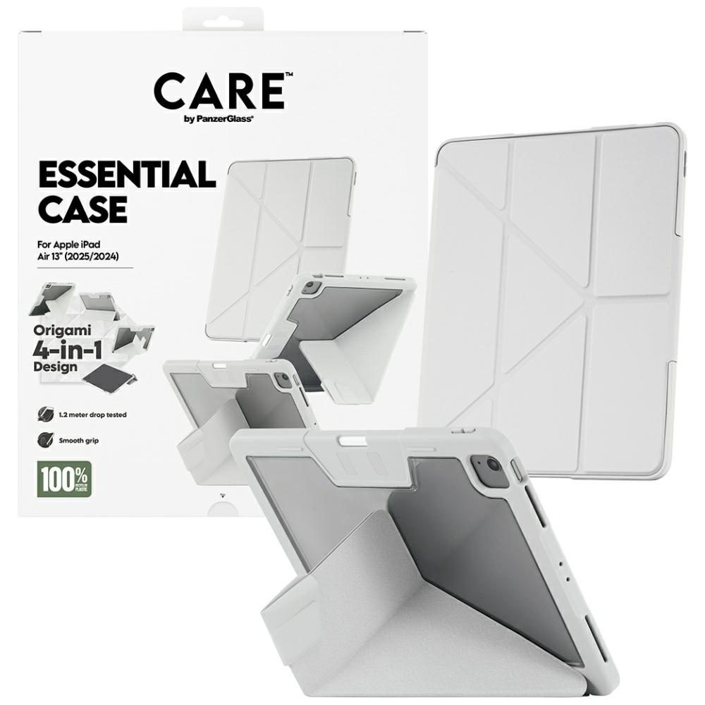 Care by PanzerGlass Y fold case for iPad Air 13" 2024 / 2025 - light grayeng