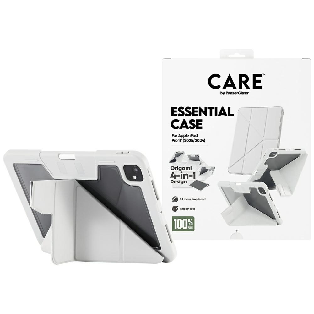 Care by PanzerGlass Y fold case for iPad Pro 11" 2025 / 2024 - light grayeng