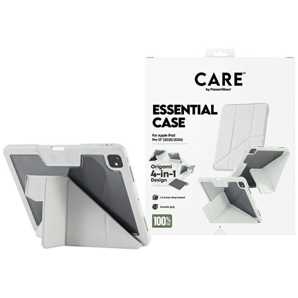Care by PanzerGlass Y fold case for iPad Pro 13" 2024 / 2025 - light grayeng