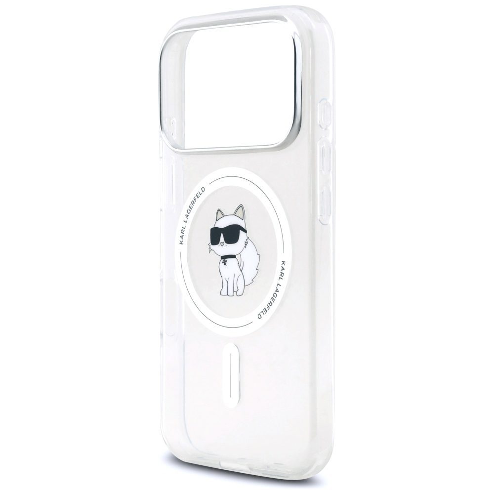 Karl Lagerfeld IML Choupette MagSafe Case for iPhone 17 Pro Max - Transparenteng