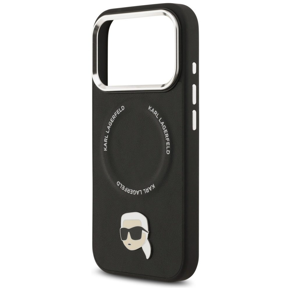 Karl Lagerfeld Karl Pin MagSafe Case for iPhone 17 Pro - Blackeng