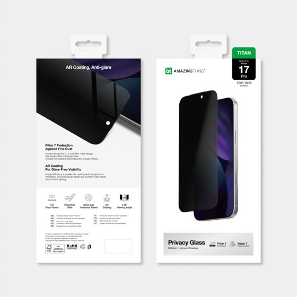 iPhone 17 Glass_Titan Filter 7(6.10 印刷文件) AmazingThing Titan Vision 7 Tempered Glass for iPhone 17 Pro Privacyeng