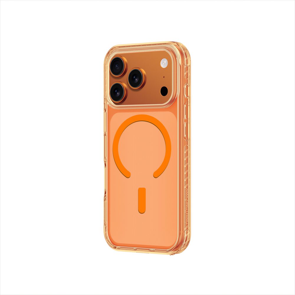 AmazingThing Titan Pro Case for iPhone 17 Pro Max Compatible with MagSafe - Orangeeng