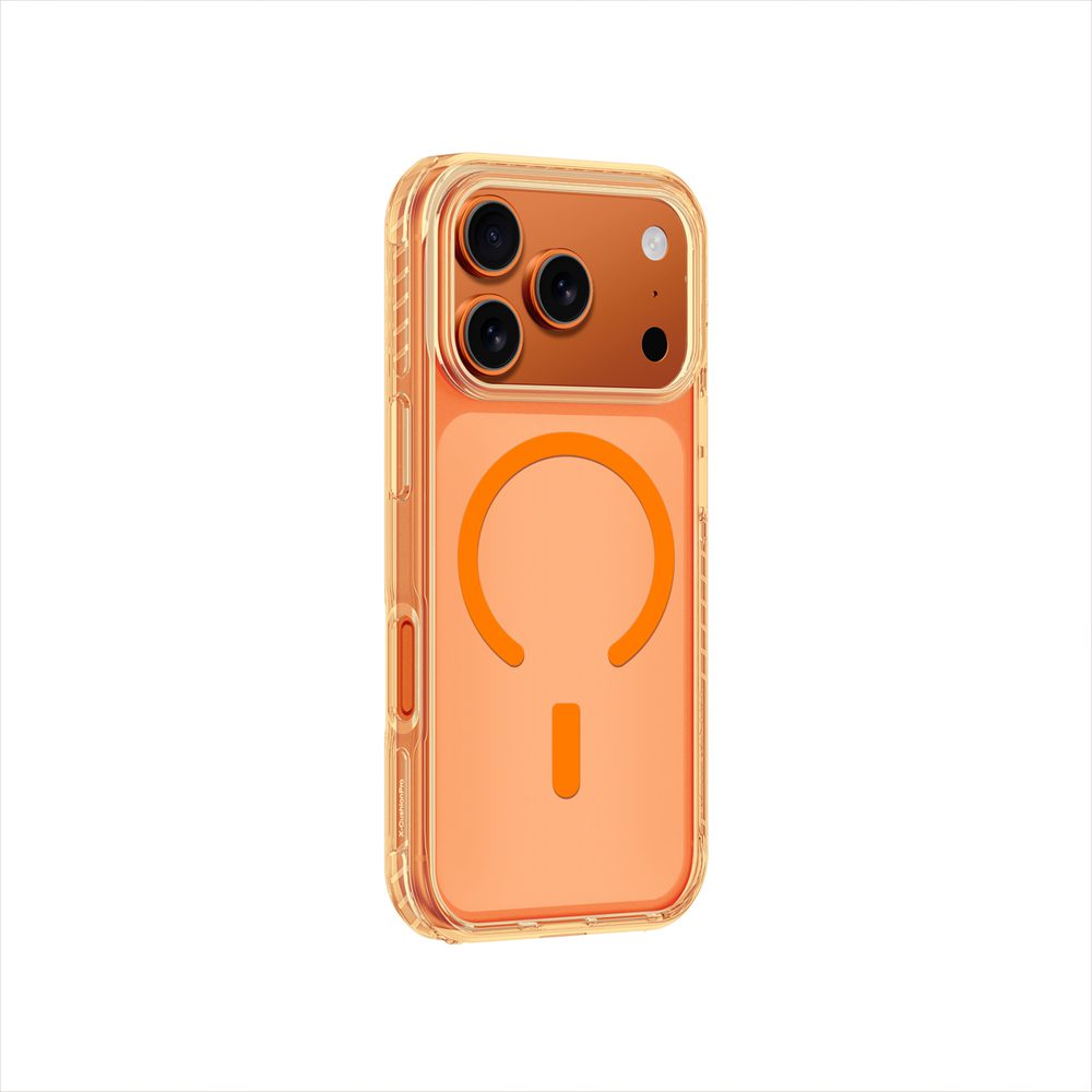 AmazingThing Titan Pro Case for iPhone 17 Pro Max Compatible with MagSafe - Orangeeng