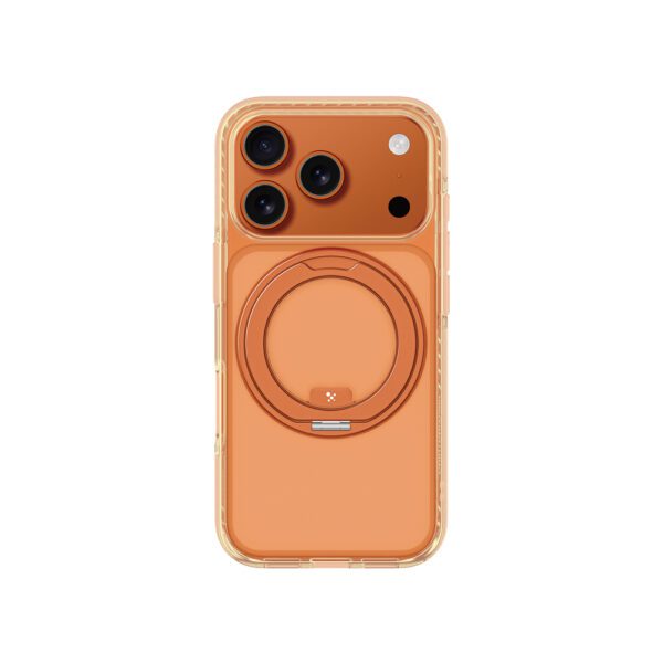 AmazingThing Titan Pro Spin case for iPhone 17 Pro Max compatible with MagSafe - orangeeng