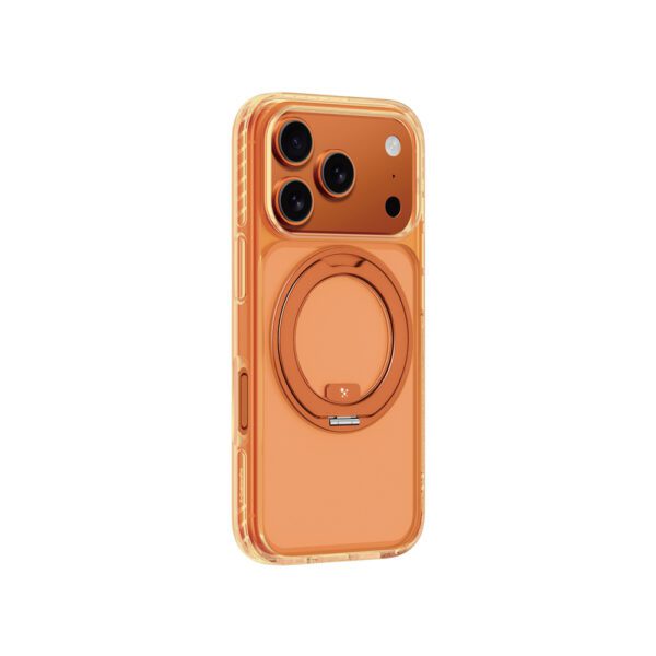AmazingThing Titan Pro Spin case for iPhone 17 Pro Max compatible with MagSafe - orangeeng