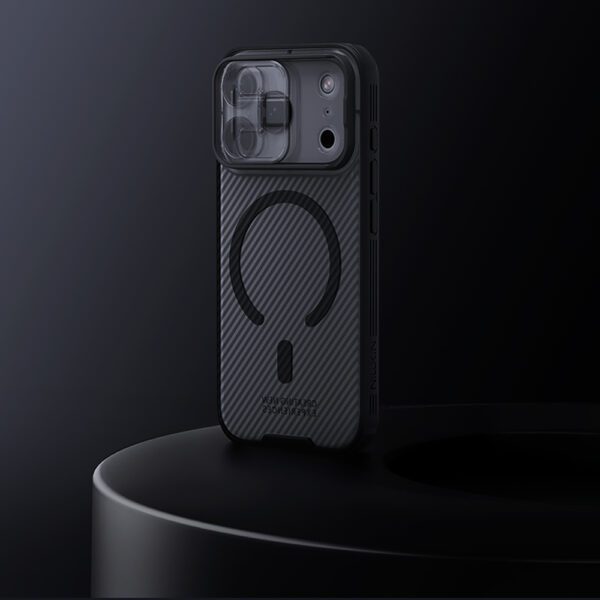 CamShield Pro Magnetic Case IP17 Pro Max Transparent blackpol