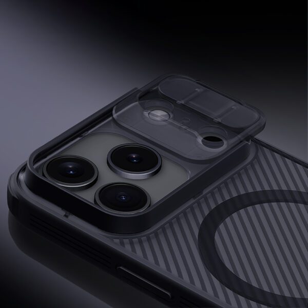 CamShield Pro Magnetic Case IP17 Pro Max Transparent blackpol