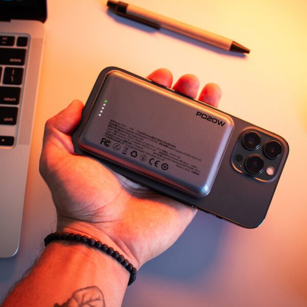 Dudao TGK1 power bank with MagSafe wireless charger 20W 10000mAh black (TGK1-black)eng