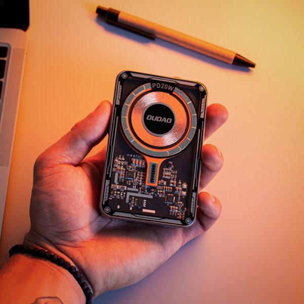 Dudao TGK1 power bank with MagSafe wireless charger 20W 10000mAh black (TGK1-black)eng