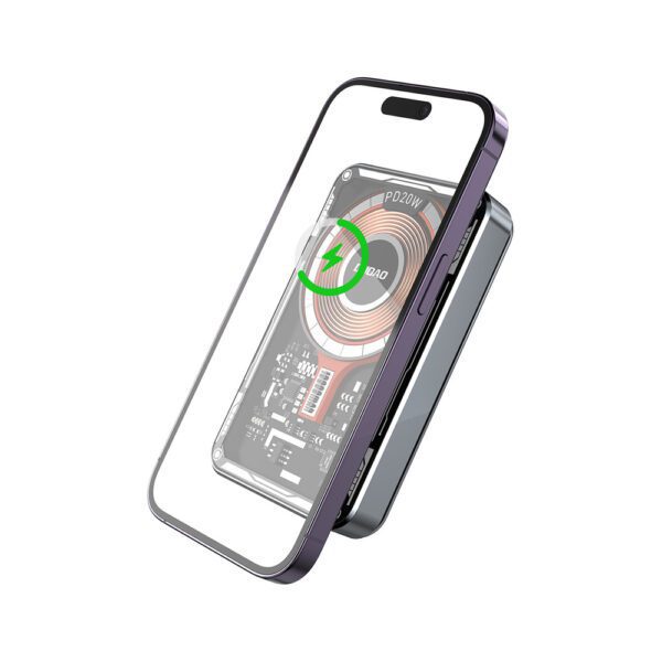 Dudao TGK1 power bank with MagSafe wireless charger 20W 10000mAh black (TGK1-black)eng