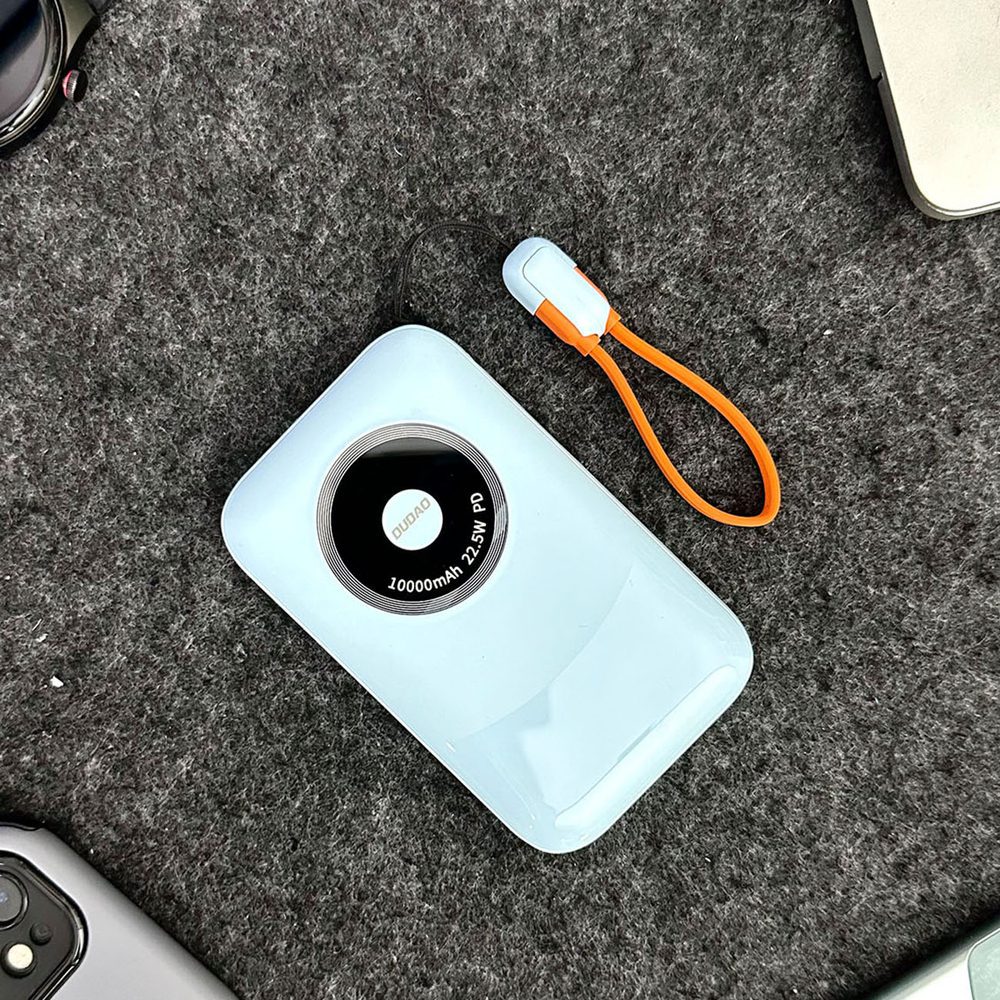 201847_4 Powerbank Dudao K21 Mini 10000mAh 22.5W USB-A / USB-C - blueeng