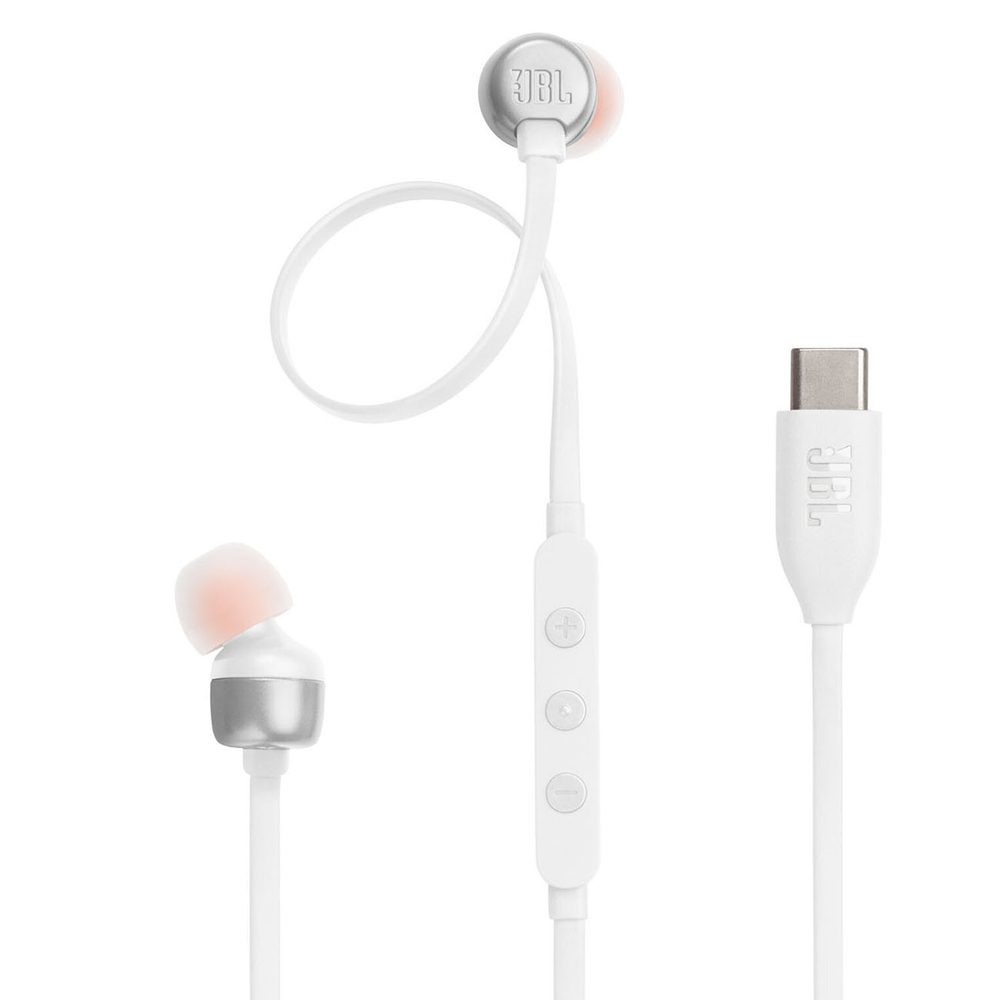 JBL Tune 310C In-Ear USB-C Headphones Whiteeng