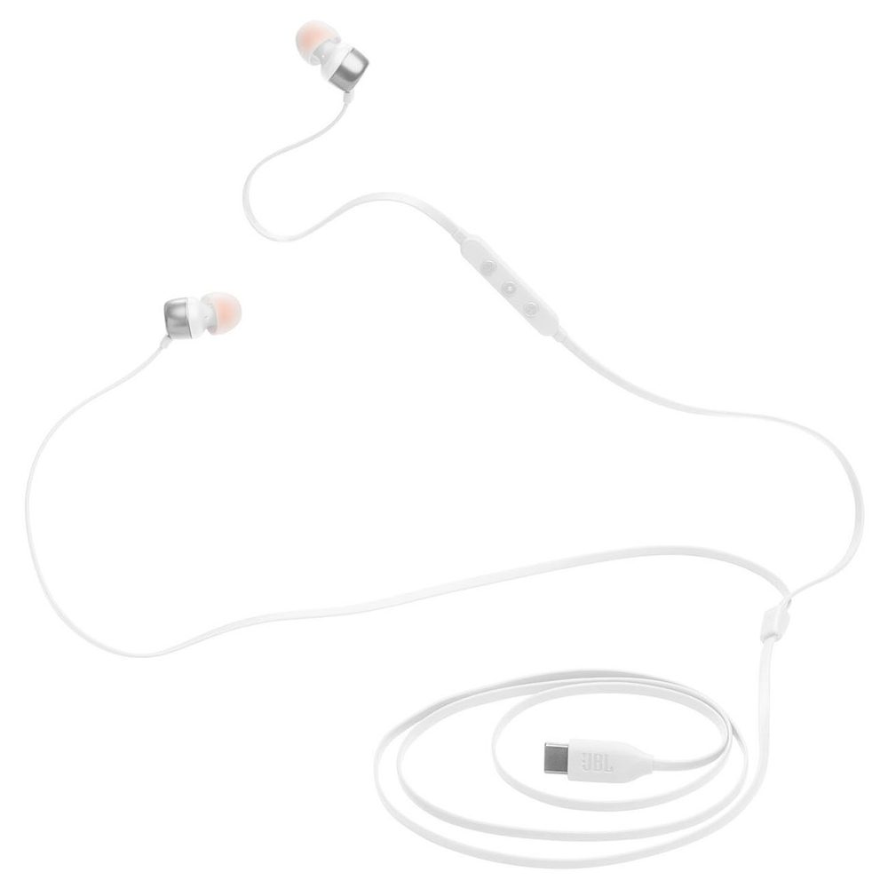 JBL Tune 310C In-Ear USB-C Headphones Whiteeng