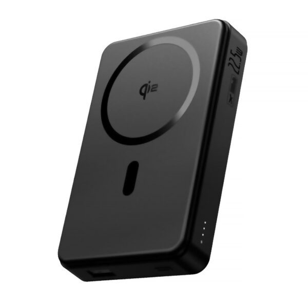 Baseus Airpow II 10000mAh Qi2 Power Bank with MagSafe 22.5W with Baseus Simple Series USB-C Cable - USB-C 20V/3A (30cm) - Blackeng