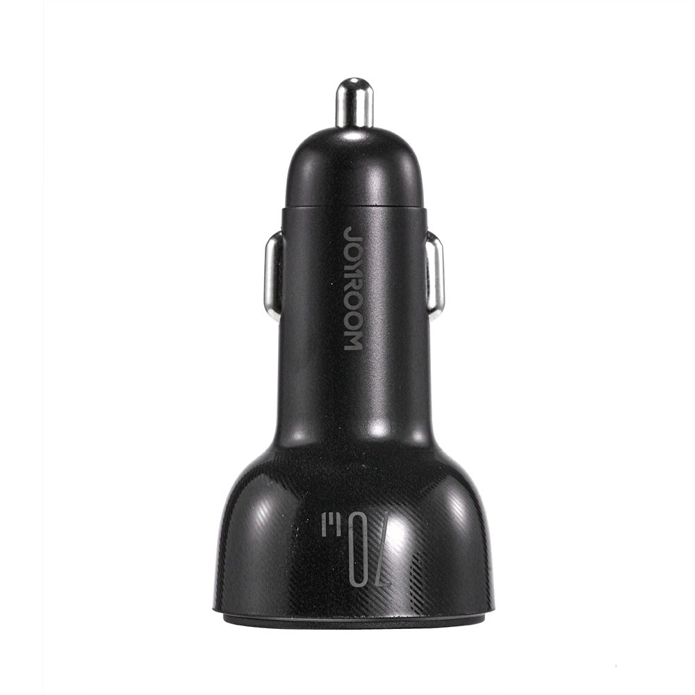 201931_5 Joyroom car charger 70W with 3 ports: USB, 2 x USB C black (JR-CL26)eng