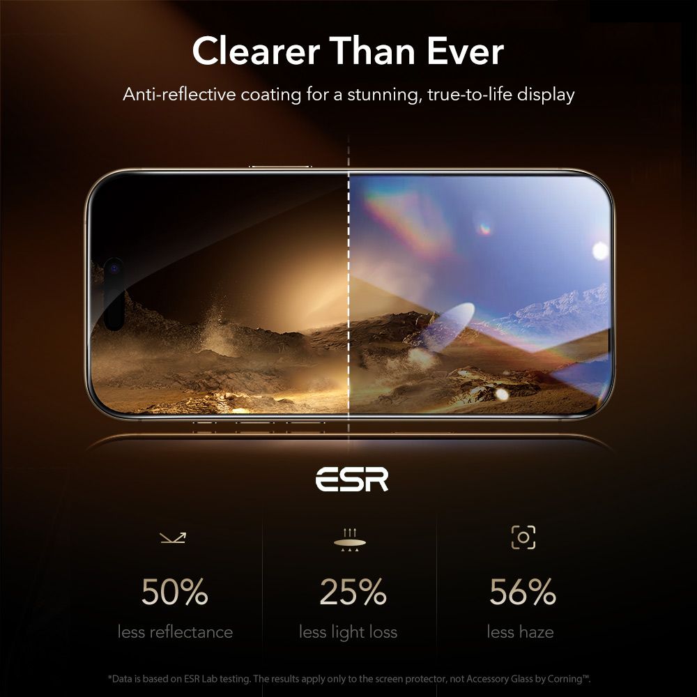 CREATOR: gd-jpeg v1.0 (using IJG JPEG v62), quality = 80 ESR UltraFit Armorite Pro Tempered Glass for iPhone 17 Pro - Cleareng