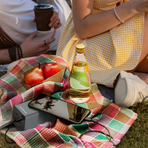 Powerbank Wozinsky K65+ 65W 30000mAh 2x USB-C, 1x USB-A 65W - grayeng