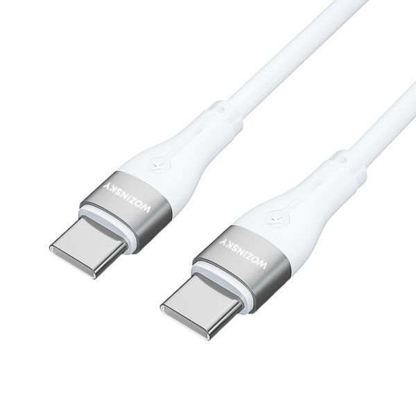 201937_2 Wozinsky WSTCC2 USB-C / USB-C PD 65W cable 2 m - whiteeng